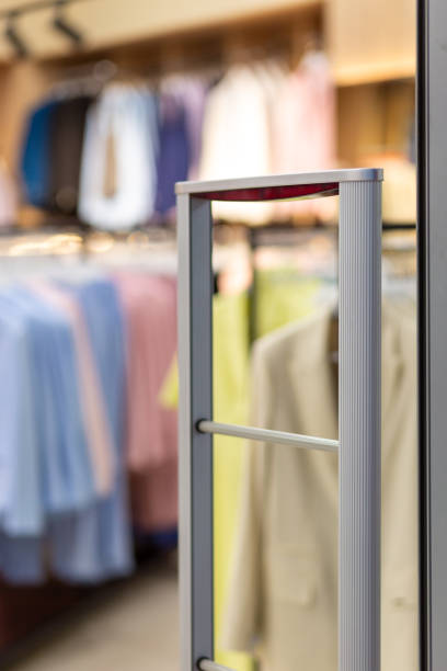 istock Scanner entrance gate for prevent theft in clothing store 2193761859