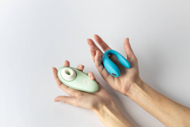 istock on white background on women's radon blue vibrator for double penetration and mint vacuum pleasure for two waterproof modern device variety for a couple partner replacement 2193766044
