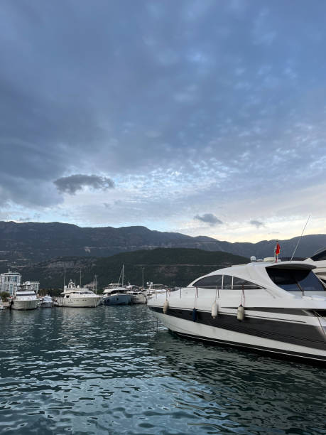 istock boats in the harbor in Montenegro 2193768823