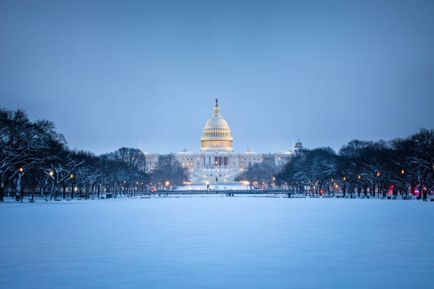Washington DC in the snow