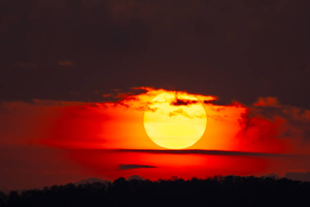 istock Colours of sunset clouds background, Skyscape nature composition, Natural clouds background 2193781092
