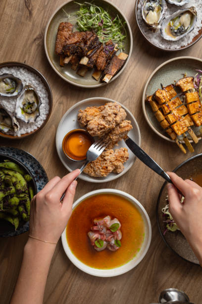 istock Modern Asian Fusion Dishes 2193781194