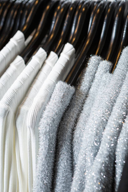 istock Clothing Rack in Retail Store 2193800488
