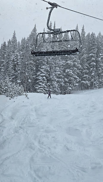 istock Skiing on a Snowy Day in Vail, Colorado 2193801212