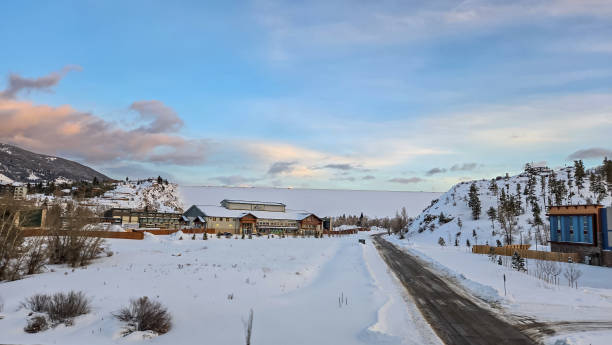istock Winter Sunset on I-70 in Colorado, Lake Dillon, Dillon Dam 2193802854