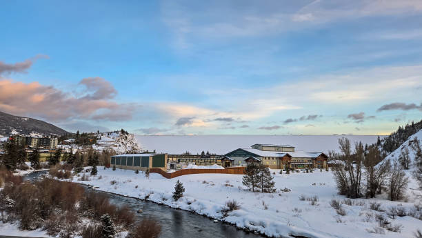 istock Winter Sunset on I-70 in Colorado, Lake Dillon, Dillon Dam 2193802857