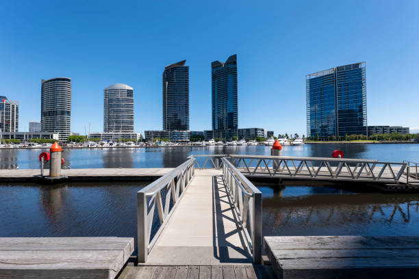 istock Modern Apartment Blocks in Central Melbourne, Australia 2193803230