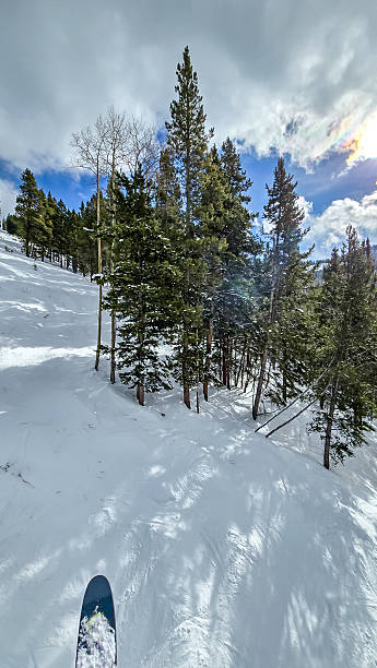 istock Snow skiing in Vail, Colorado 2193804127