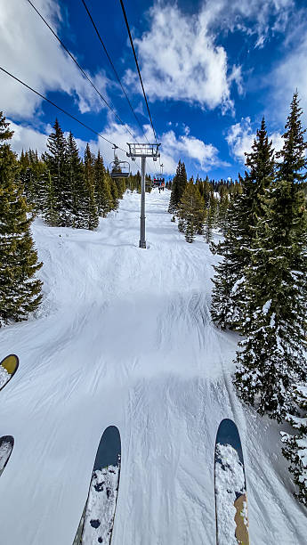 istock Snow skiing in Vail, Colorado 2193804152