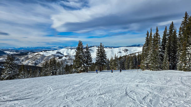 istock Snow skiing in Vail, Colorado 2193804435