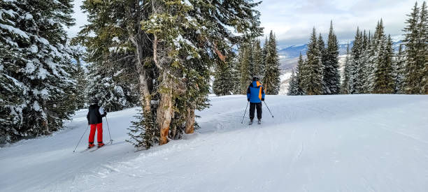 istock Snow Skiing in Vail, Colorado in January 2193805838