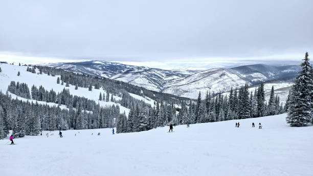 istock Snow Skiing in Vail, Colorado in January 2193805901