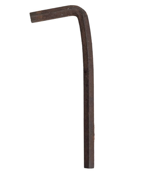 istock close up of old rustic single allen key isolated on white background 2193808051