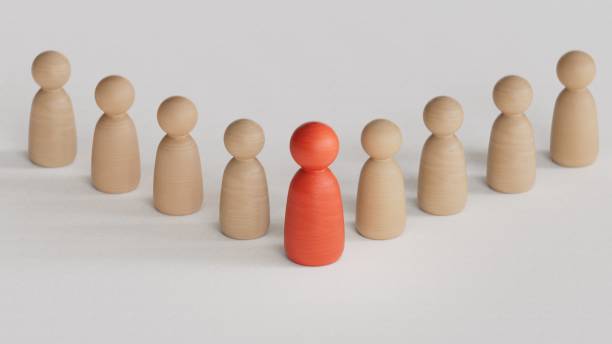 istock Leadership illustration.Leadership with business success concept. 3D rendering on white background. 2193809941