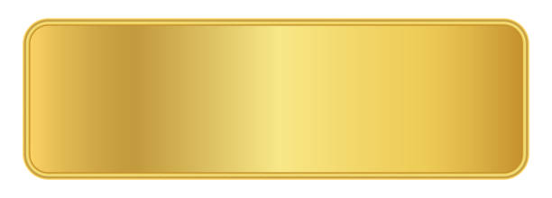 istock gold label banner, luxury golden frame, gold name plate 2193810616