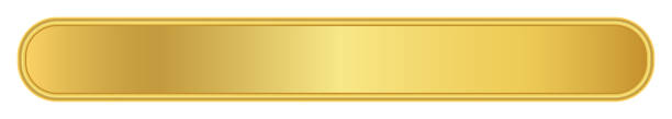 istock gold label banner, luxury golden frame, gold name plate 2193810663