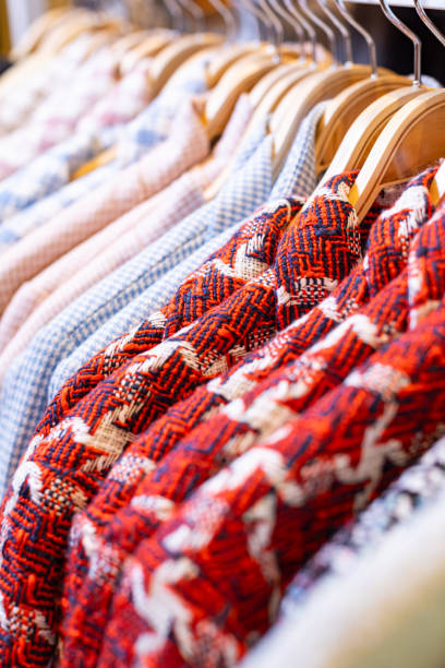 istock Clothing Rack in Retail Store 2193811256