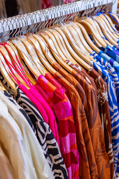 istock Clothing Rack in Retail Store 2193811257