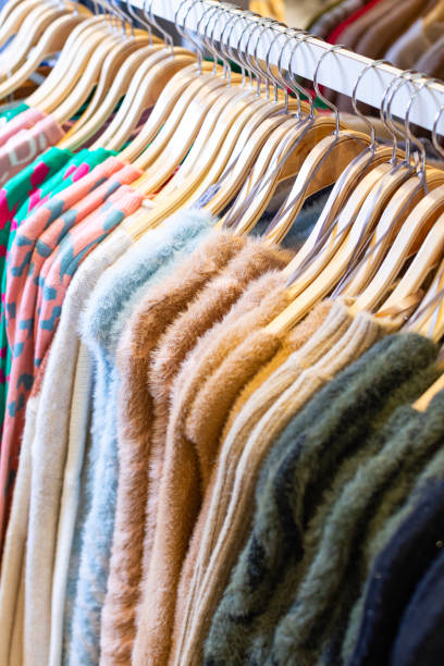 istock Clothing Rack in Retail Store 2193811317