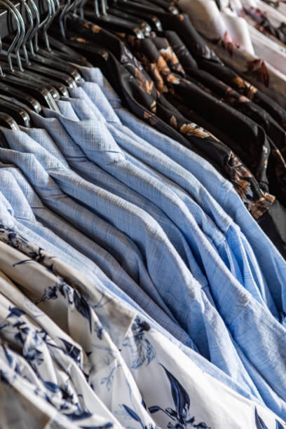 istock Clothing Rack in Retail Store 2193811401