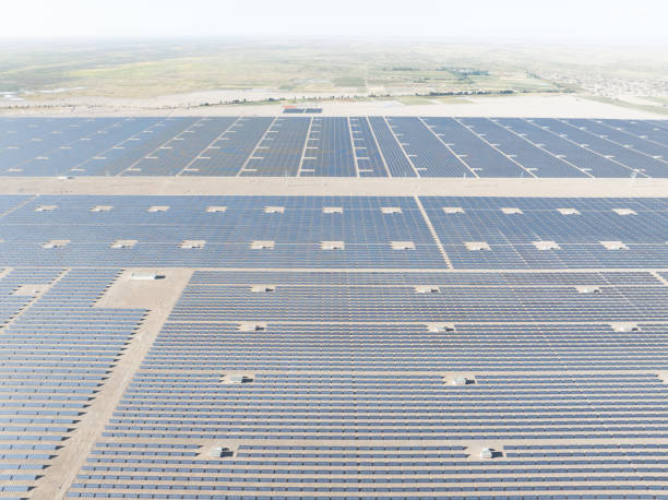 istock Solar power plant in the desert 2193812399