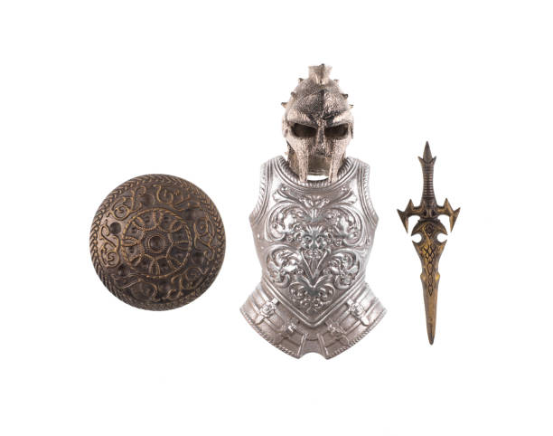 istock set of medieval weapons isolated on white background 2193814057