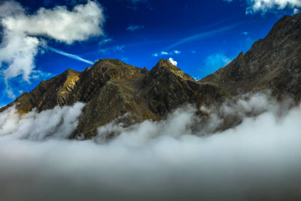 View of mountain alpine landscape from Austria