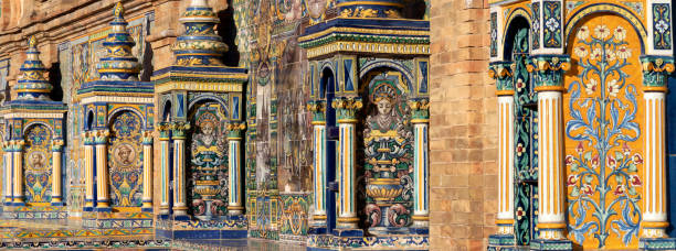 istock famous bench at Plaza de Espana, Sevilla 2193817317