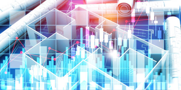 istock Real estate stock market graph chart 2193818816