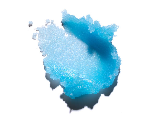 istock cosmetic smears scrub cream texture on white background 2193819256