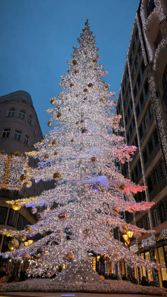 istock streets of Budapest decorated during advent time and Christmas 2193826161