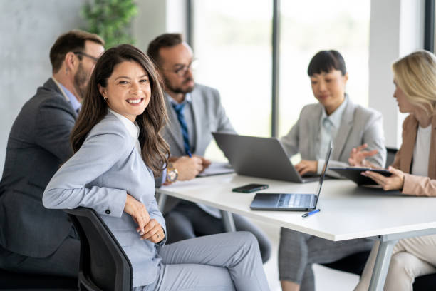 istock Professional Team Meeting in Modern Office Environment 2193827970