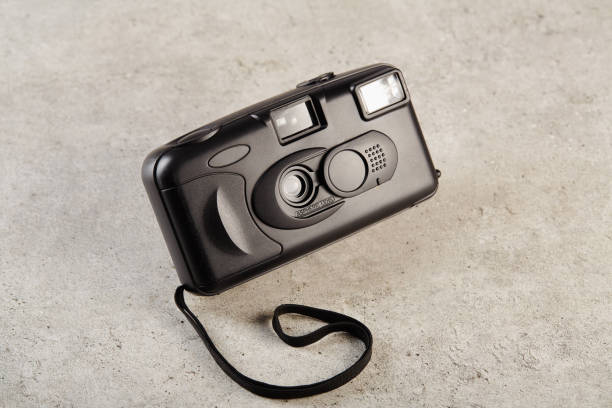 istock Point and shoot film camera 2193831201