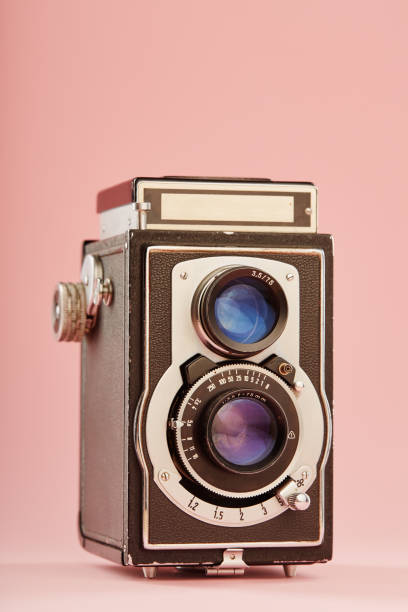 istock Vintage twin lens reflex (TLR) medium format camera with waist level finder 2193831566