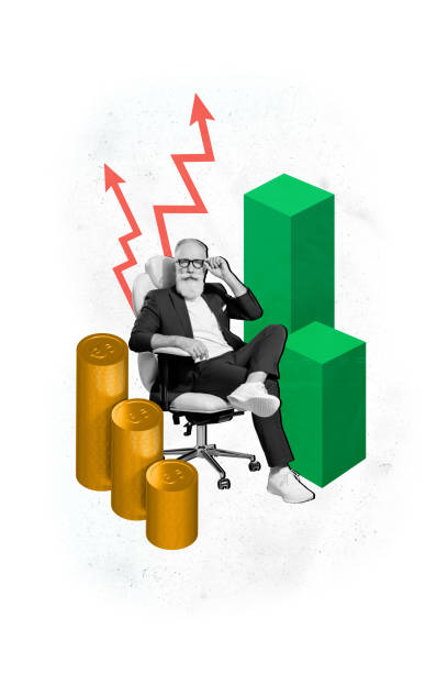 istock Vertical graphics collage image of old wealthy businessman think new plan strategy earnings multiply increase coins arrows isolated on white color background 2193833470