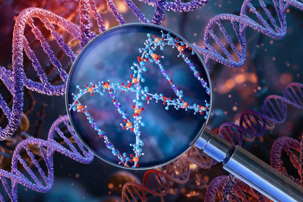 istock DNA spiral, life blueprint. Double helix structure, genetic science symbol, medical biochemistry. 2193840321