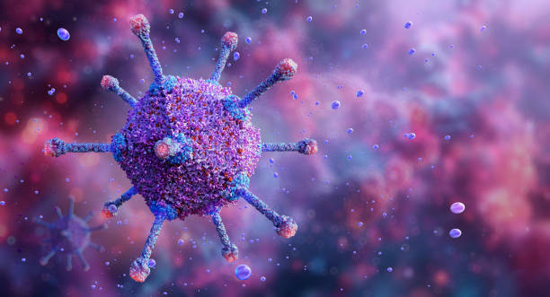 Adeno-associated virus. AAV virus genome causing adenoviral pneumonia, arthritis, bronchitis, hepatitis, cystitis