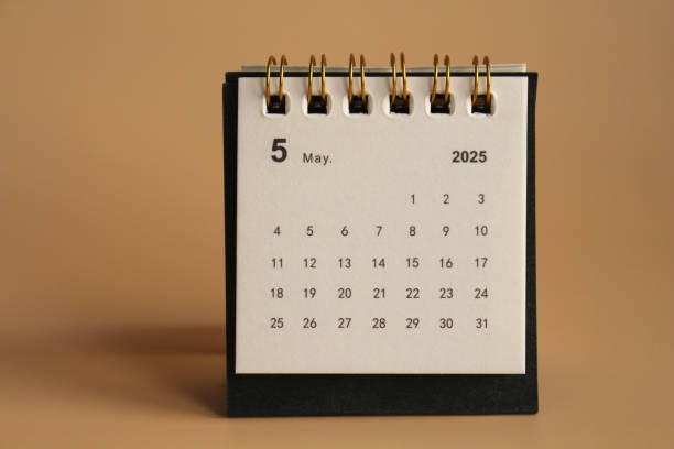 istock calendar template for the new year 2025 2193855655