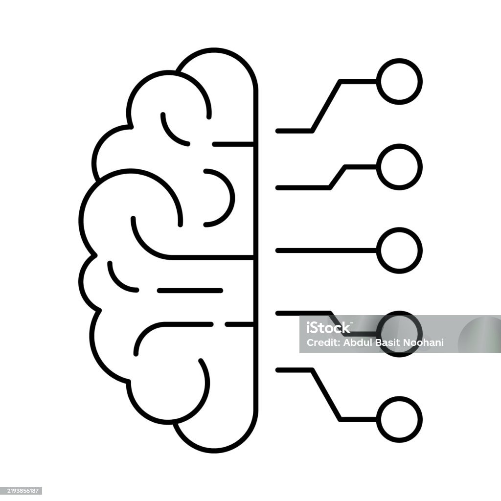 Deep Learning Mind Vector Deep Learning Brain With Neural Connections Representing Advanced Ai ...