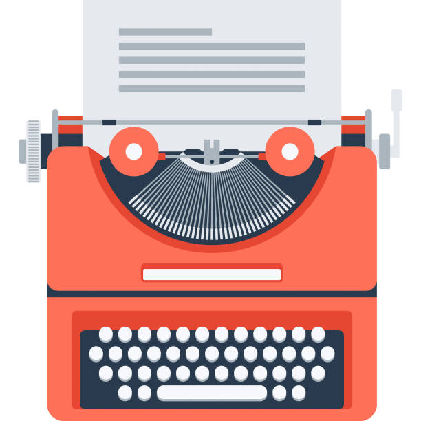 copywriting flat vector web icon Modern flat vector illustration icon design concept. Icon for mobile and web graphics. Flat symbol, logo creative concept. Simple and clean flat pictogram applied research methods stock illustrations