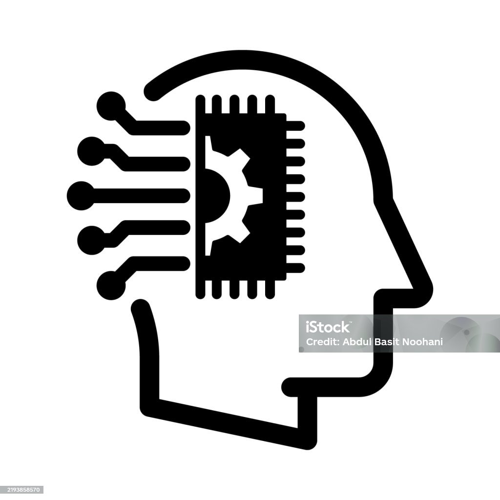 Machine Learning Brain With Circuitry Representing Advanced Ai And ...