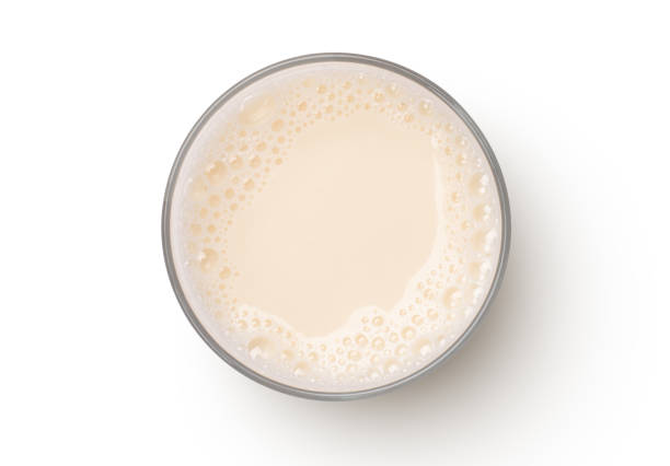 istock Glass of milk isolated 2193865516