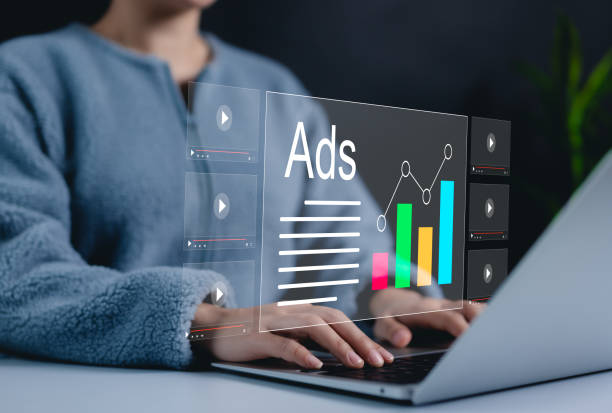 istock Digital Marketing and Online Advertising Concept. Analyzing digital ad performance metrics and campaign data. Digital marketing online, Content creation, Customer engagement, Video ADS Campaigns, AD, 2193866015
