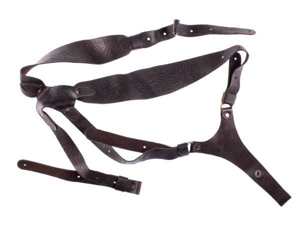istock leather harness for holster weapon isolated on white background 2193868535