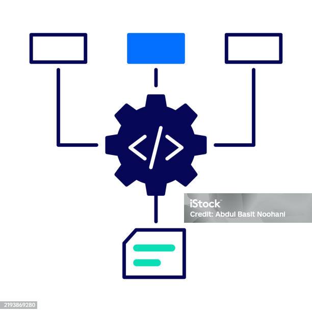 Algorithm Development Diagram Representing Custom Logic And Process ...