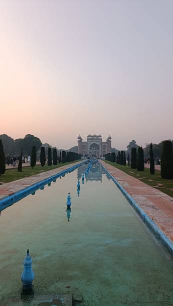 istock Morning view of Taj Mahal 2193874543