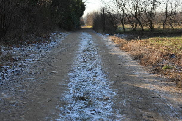 Lombardy countryside in winter