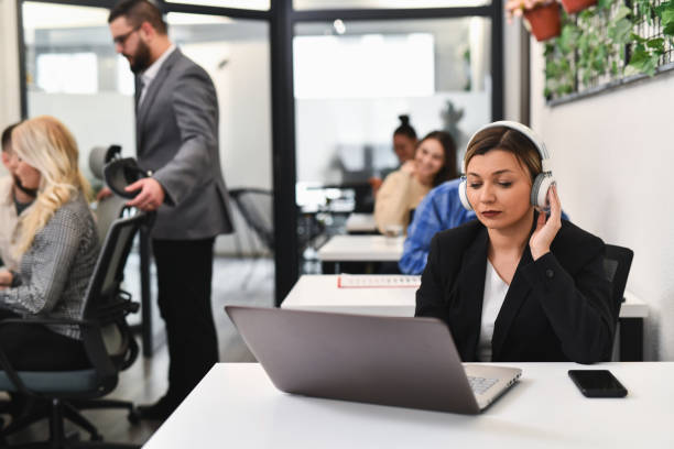 istock Female Manager Concentrating and Preparing Before Important Video Call With Client 2193880684