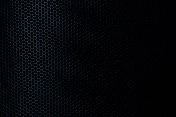 istock Close-up macro of black speaker vent background,grille and speaker texture. grille and speaker background. musical background. dj background. soft focus 2193880721