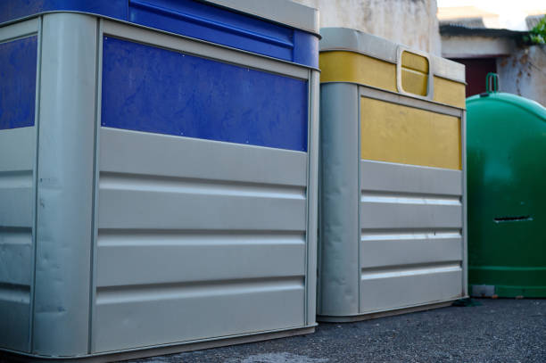 istock Urban recycling bins for efficient waste separation and environmental management 2193883684